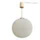 Glas hanging lamp pattern like a golfball 1970s