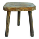 Vintage solid wood tripod stool