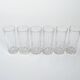 Set of crystal glasses, Italian design, 1960s, production: Italy