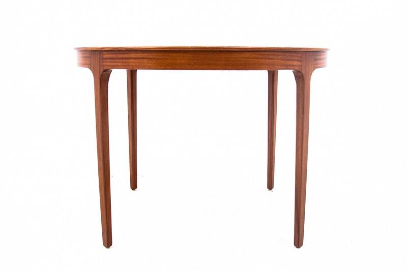 Coffee table, Danish design, signed A.J. Iversen, 1960s. After restoration.