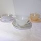 3 vintage Harlequin tea or chocolate cups and saucers 211291