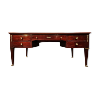 Office Minister double-sided Mahogany Empire circa 1850-1880