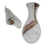 Carafe verre ciselé