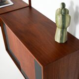 Teak modular shelving unit, Danish design, 1960s, manufactured by Hansen &