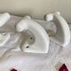4 antique ceramic earthenware wall hooks towel holders ACC-7340