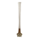 Vase soliflore en verre transparent