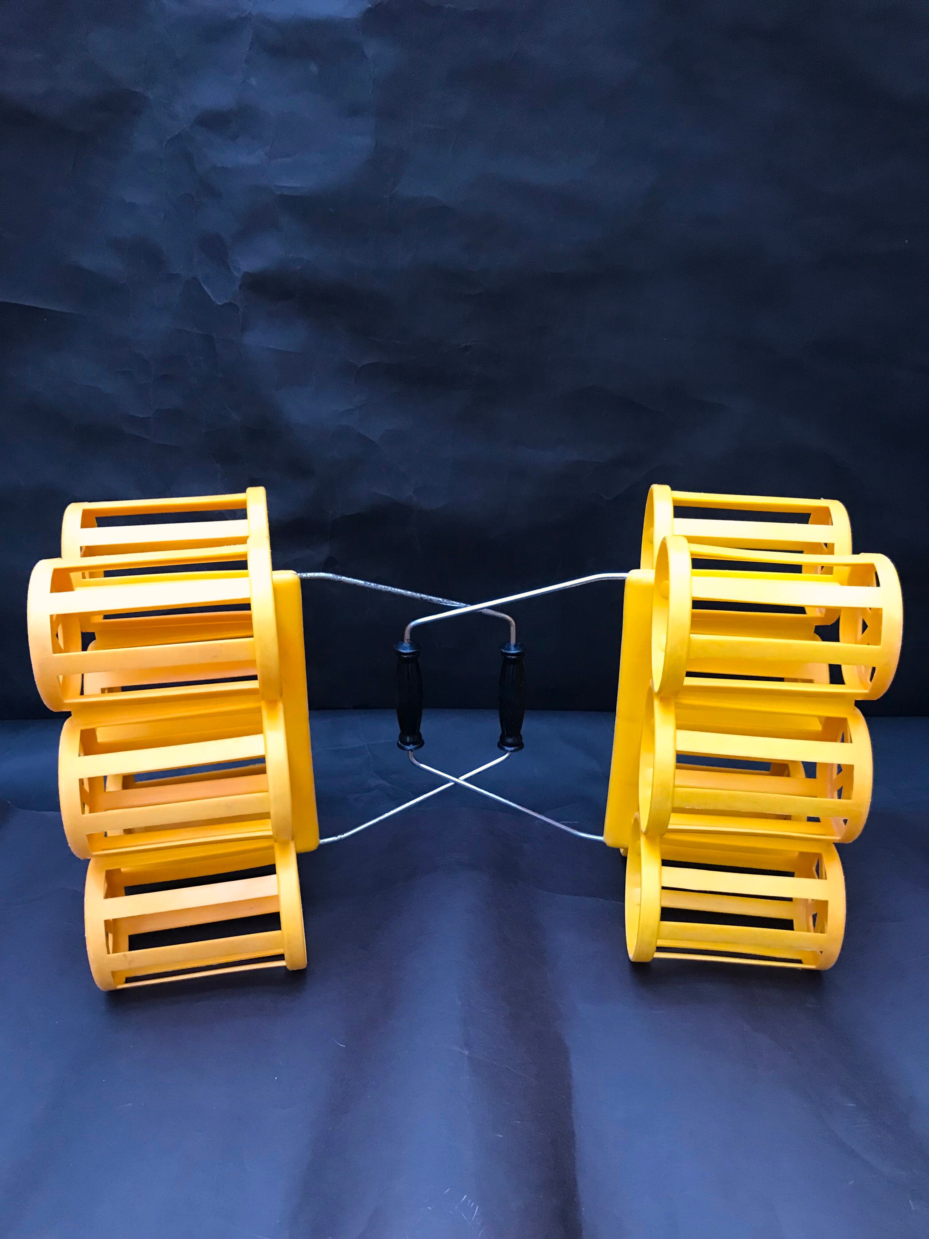 Bottle baskets lockers bottles yellow decoration vintage kitchen