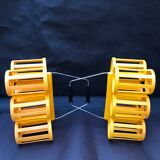 Bottle baskets lockers bottles yellow decoration vintage kitchen