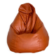 Bean bag - faux cognac leather