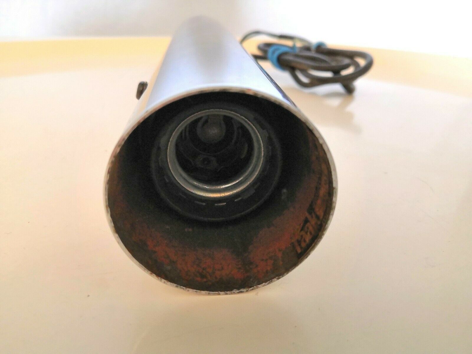 70s design tube hanging lamp