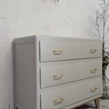Compass Foot Chest of Drawers 1960 Vintage Design