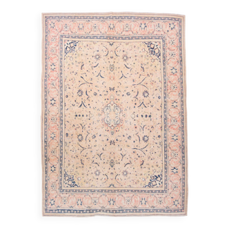 Tapis rose pêche persane 9x12, 278x375Cm