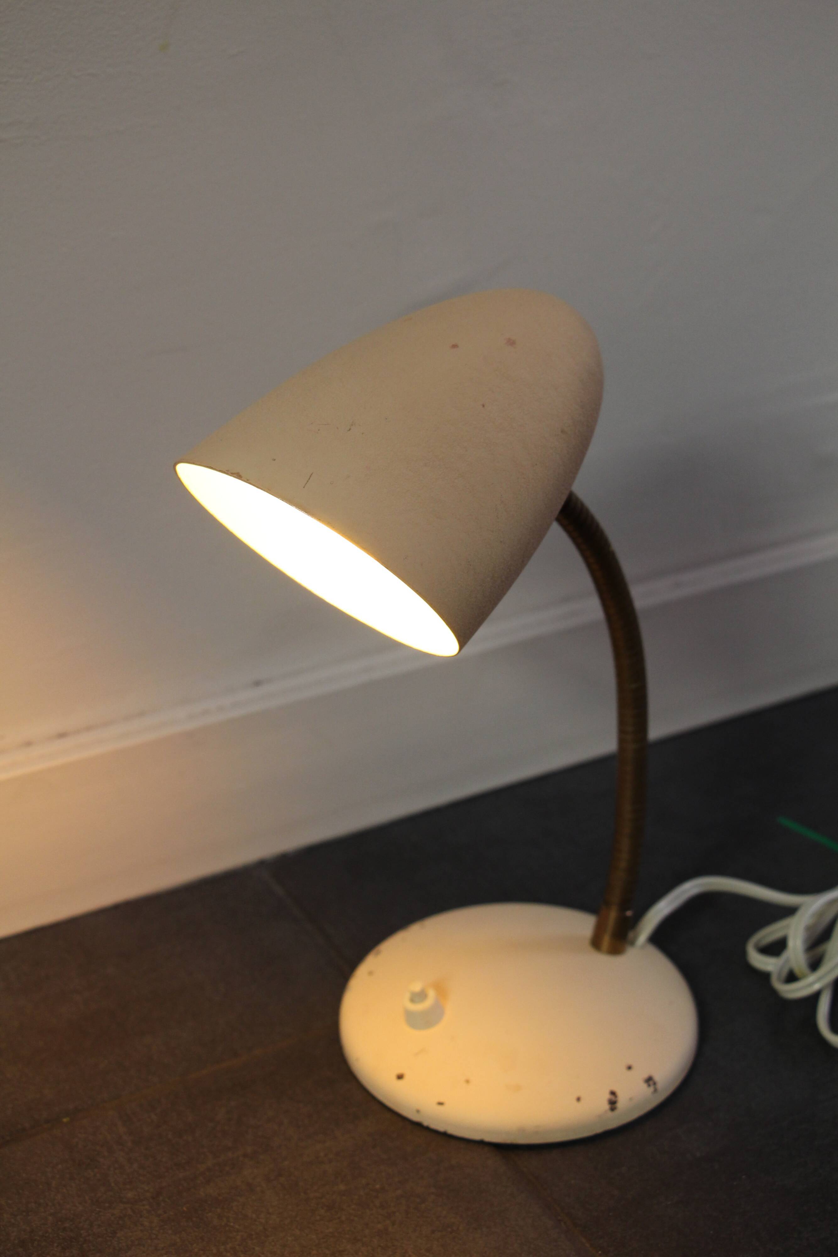 Pair of 50's Aluminor Vintage Lamps