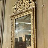 18th century Regency mirror in gilded wood
