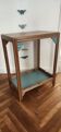 Art Deco side table with 2 sculpted tops