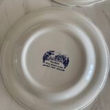 Blue Pyroblan Porcelain Plates
