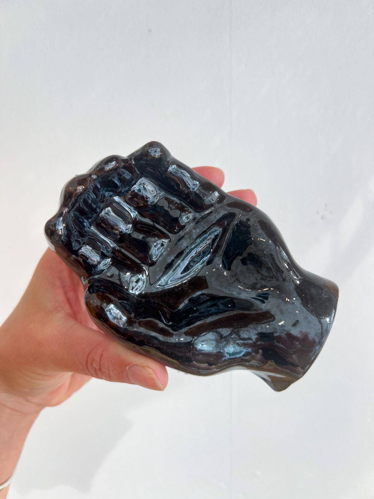 Handmade ceramic hand
