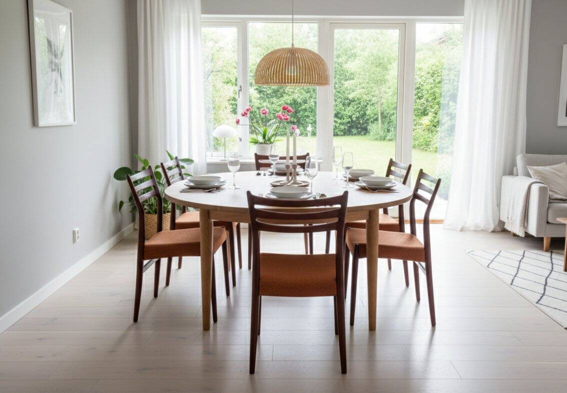 Vintage Dining Chairs by Svend Aage Madsen, 1960s, Set of 6