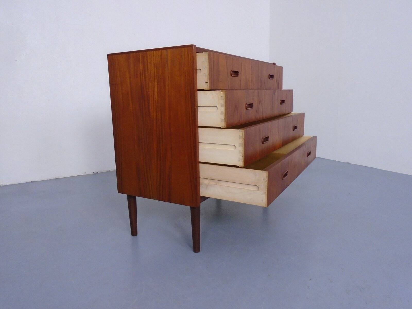 Danish Teak Chest of Drawers, 1960s