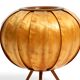Large Mid Century Modern bentwood lamella tripod Table Lamp