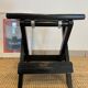 Tabouret pliable en cannage