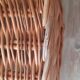 Large antique wicker basket