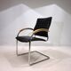 Chaise de salle à manger/conférence en cuir Thonet S74 par Josef Gorica, 1990