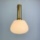 Scandinavian opaline brass suspension from the 1960s.