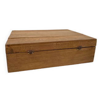 Boîte en bois XL/ caisse des années 60