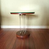 Art Deco pedestal table attributed to Jacques Adnet