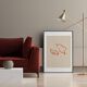 Botanical illustration giclee print, 50x70