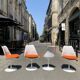 Tulip chairs by eero saarinen for knoll