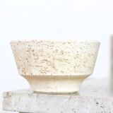 Cache-pot blanc en céramique, années 50