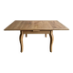 Renovated antique solid chestnut table – extendable