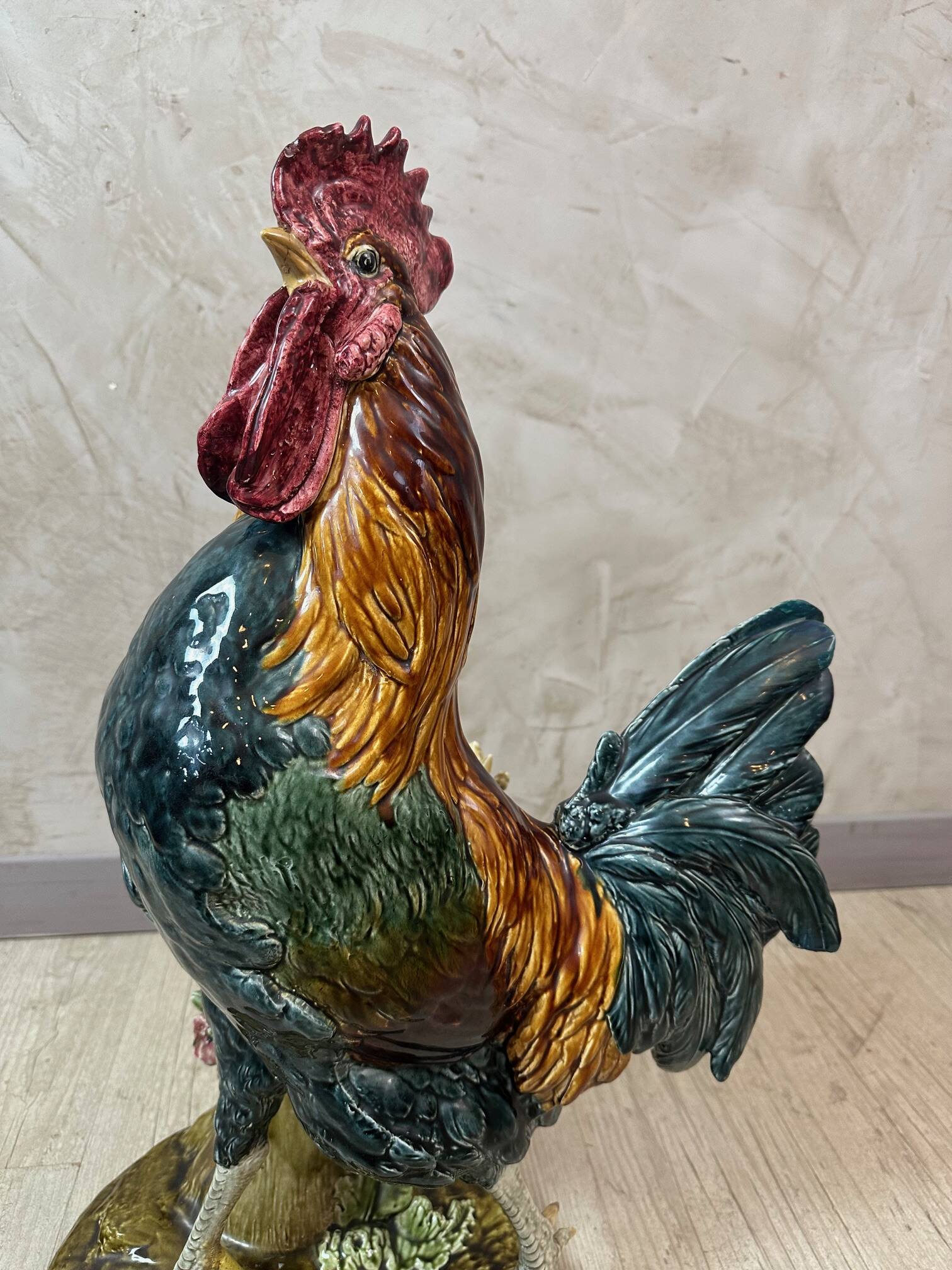 Paul Comoléra Faience Rooster