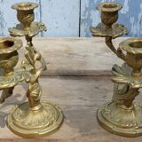 Bougeoirs en laiton
