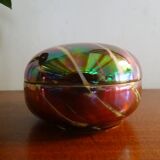 Iridescent porcelain candy box