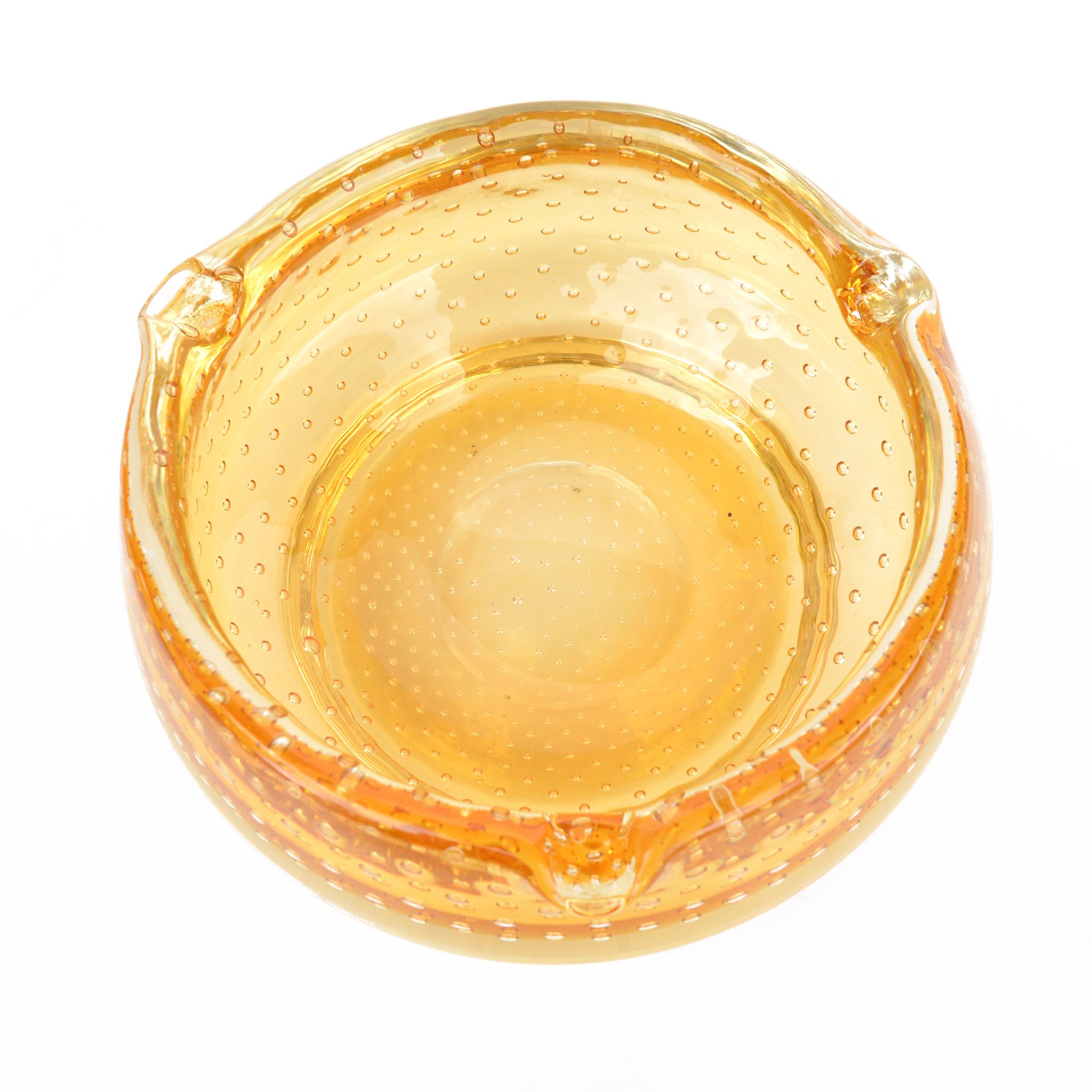 A bowl or ashtray, designed by M. Metelak, Harrachov, Czechoslovakia, 1960s