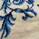 Cogolin carpet hand-knotted vintage France 128x70 cm