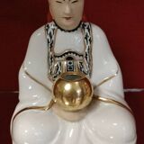 Night light art deco porcelain Limoges Charles serpault Buddha perfume burner