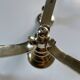 Gold-plated brass candlestick