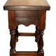Solid oak bedside table, 59x37x57cm