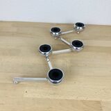 Constella modular candle holder design Klong Schildt chrome