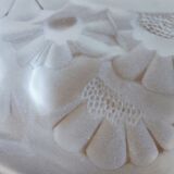 Set for Art Deco chandelier (1 cup, 3 globes)