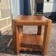 Art Deco coffee table in solid walnut