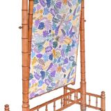 Bamboo-style psyché mirror in the Napoleon III style.