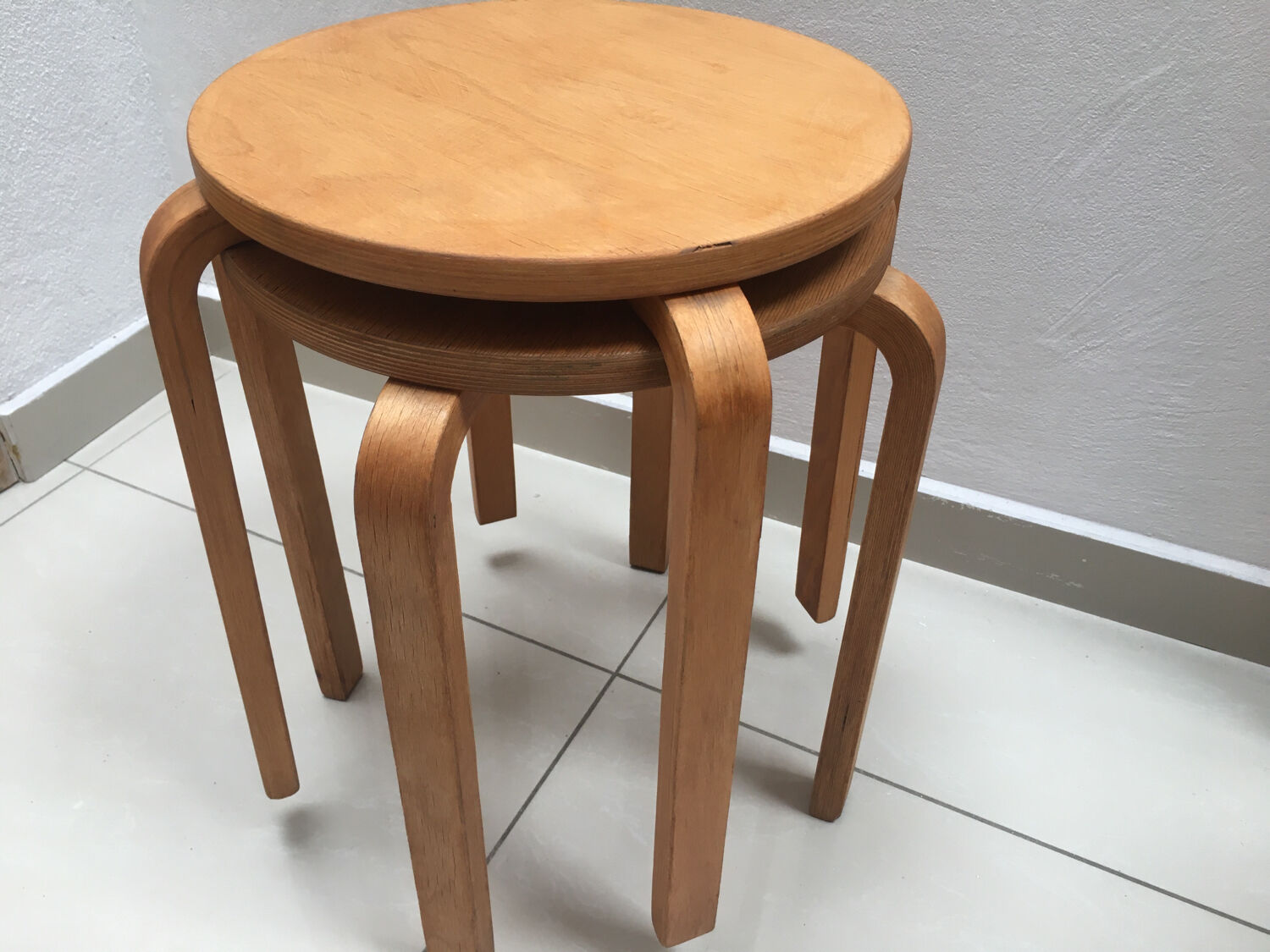 Vintage stool pairs