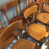 Set of 14 bistro chairs