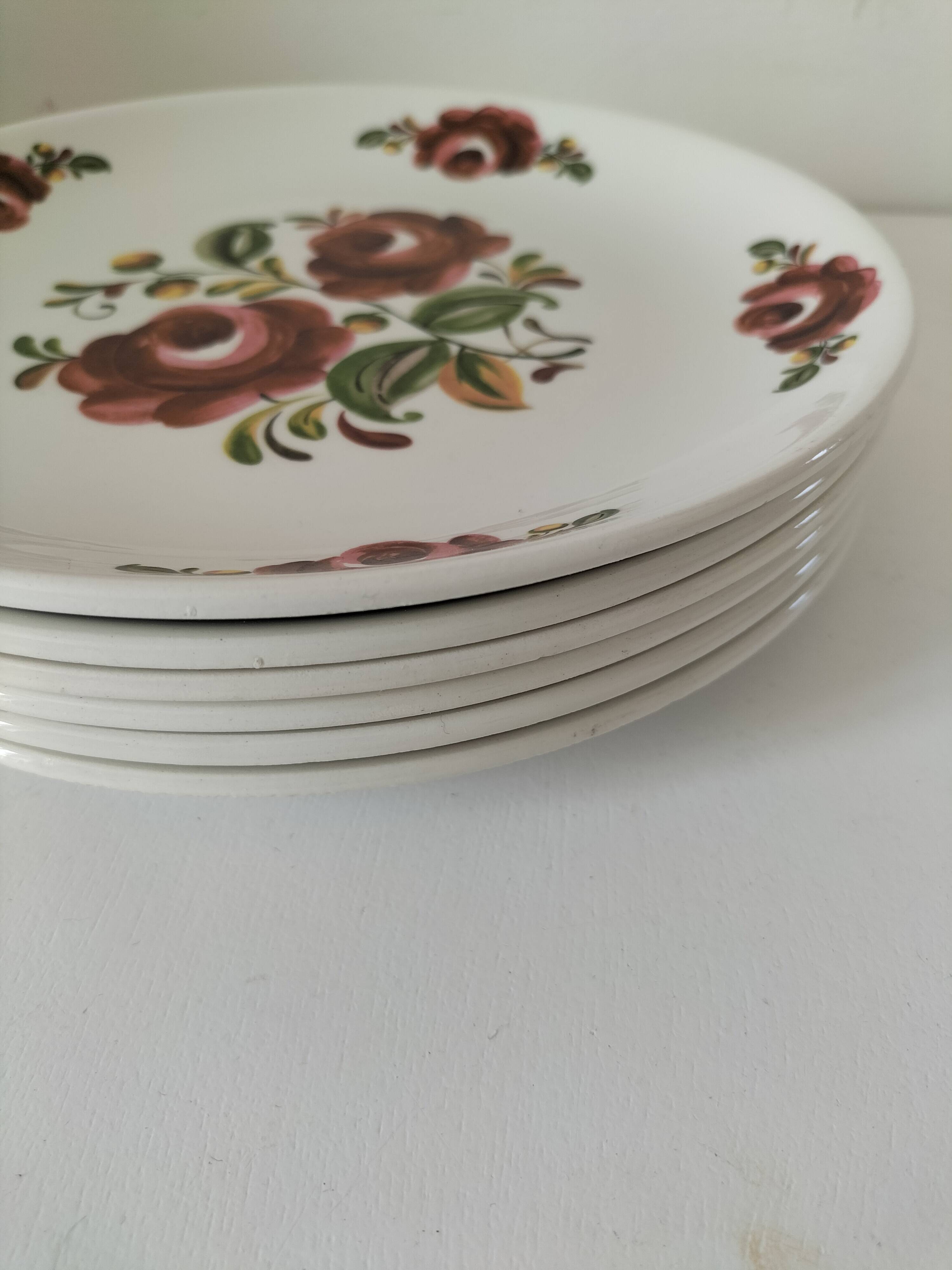 Set of 6 Moulin des Loups plates – Ottawa model