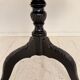 Carved vintage tripod side table, 1940s